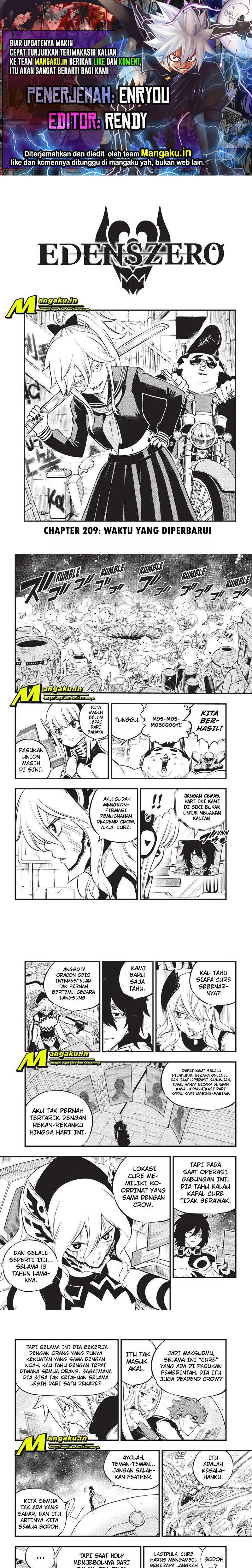 Eden’s Zero Chapter 209